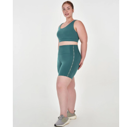 BERMUDA ELÁSTICO PERSONALIZADO E CÓS DE SUSTENTAÇÃO VERDE URBANO PLUS SIZE - ALTO GIRO