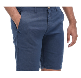 BERMUDA EM SARJA COM BOLSO FACA AZUL PETROLEO 0004 - OGOCHI