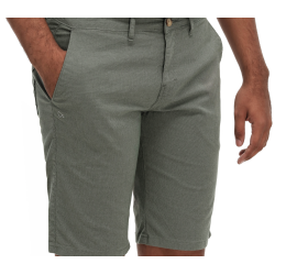 BERMUDA EM SARJA COM BOLSO FACA VERDE 0179 - OGOCHI