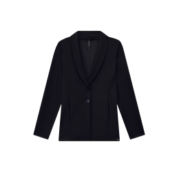 BLAZER MALHA DIAGONAL VENÉCIA PRETO REATIVO  LUNENDER