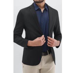 BLAZER PRETO CULT SLIM SARJA COM FORRO OGOCHI