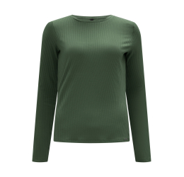 BLUSA BÁSICA ML CANELADO VERDE HEIR LUNENDER