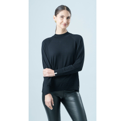 BLUSA FEMININA TRICOT PRETO G DOM