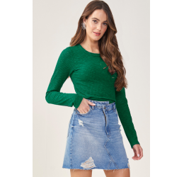 BLUSA MANGA LONGA VERDE - BRIARD