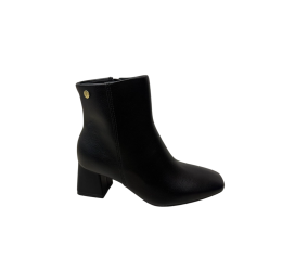BOTA CANO CURTO SALTO BLOCO PRETO 3098.100 - VIZZANO