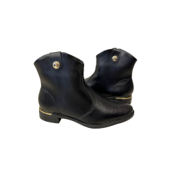 BOTA CASUAL FEM. BÁSICA 3077.120 PRETO - VIZZANO
