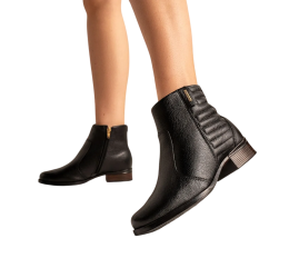BOTA FEM. CANO CURTO EM COURO 282008 - PEGADA
