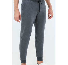 CALCA ESSENCIAL JOGGER MOLETOM CINZA MESCLA ESCUROI OGOCHI 