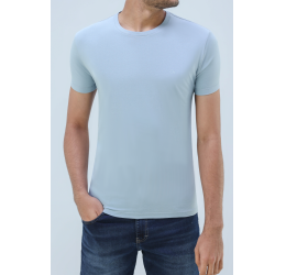 CAMISA BÁSICA SLIM OGOCHI AZUL BEBÊ 4013