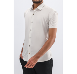CAMISA MANGA CURTA CASUAL TRADICIONAL FIL A FIL OGOCHI