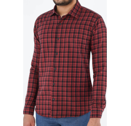 CAMISA ML CASUAL SLIM FLANELA OGOCHI 