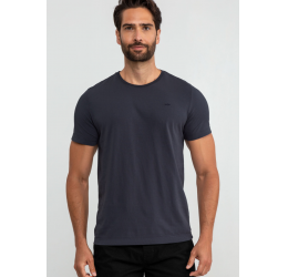 CAMISETA BÁSICA HANGAR 33 - CINZA- 13132