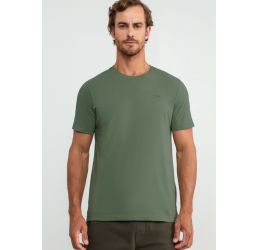 CAMISETA BÁSICA HANGAR 33 - VERDE- 3529 