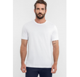 CAMISETA CLÁSSICA ALGODÃO PIMA BRANCO HANGAR 33