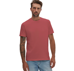 CAMISETA MASCULINA EM MEIA MALHA ROSA ASTRO - HANGAR 33