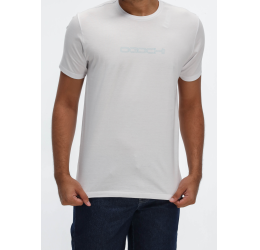 CAMISETA MASCULINA SLIM BRANCO/AZUL - OGOCHI 