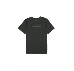 CAMISETA MEIA MALHA MASCULINA PRETO REATIVO FICO