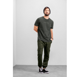 CAMISETA MEIA MALHA MASCULINA VERDE FURIA FICO