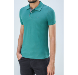 CAMISETA SLIM POLO OGOCHI VERDE ALGA 5413