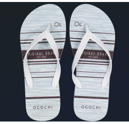 CHINELO ESTAMPADO BRANCO OGOCHI (8719)