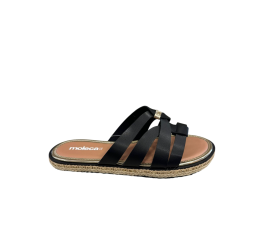 CHINELO FEMININO FLATFORM CONFORTÁVEL PRETO 5413.1332 - MOLECA