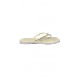 CHINELO FEMININO SANTINELLI BRANCO COM BRILHOS 1502-001-232