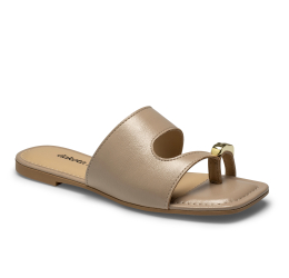 CHINELO RASTEIRA COM RECORTES Y9932 CAPUCCINO - DAKOTA