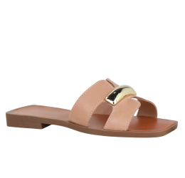 CHINELO RASTEIRA EM COURO BROWN SUGAR 368306 - BOTTERO