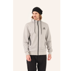 JAQUETA MASCULINA MOLETOM INTERLOCK MESCLA CLARO 57505  - MORMAII 