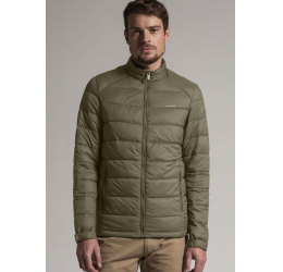 JAQUETA PUFFER MASCULINA COM BOLSO ZIPER VERDE STREET - HANGAR 33