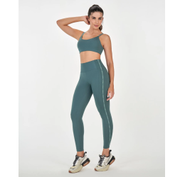 LEGGING HYPER ELÁSTICO LATERAL VERDE URBANO- ALTO GIRO