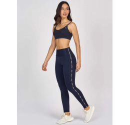 LEGGING HYPER ELÁSTICO LATERAL PRETO - ALTO GIRO