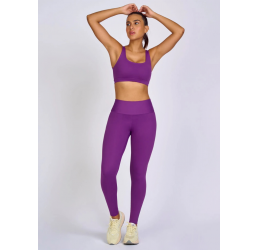 LEGGING HYPER ZERO ROXO SPICED - ALTO GIRO