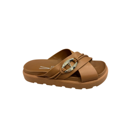 PAPETE FEMININA SOLADO TRATORADO CAMEL 6510.111 - VIZZANO 