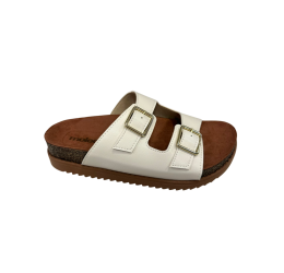 PAPETE SLIDE FIVELAS CONFORTÁVEL BRANCO OFF 5500.105 - MOLECA