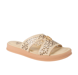 PAPETE SLIDE FLATFORM Y9712 VANILLA - DAKOTA