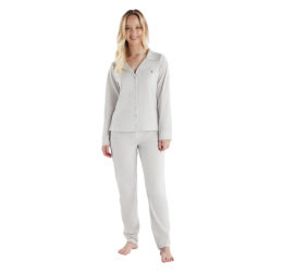 PIJAMA AMERICANO ML FEMININO EM ALGODÃO - PZAMA