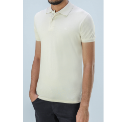 POLO MANGA CURTA CASUAL SLIM CREME - OGOCHI  (0170)