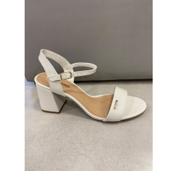 SANDÁLIA FEM. BÁSICA EM COURO 372012 OFF WHITE - BOTTERO