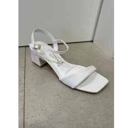 SANDÁLIA FEM. SALTO BLOCO NOIVA BRANCO 6579.305 - VIZZANO
