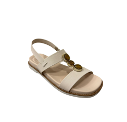 SANDÁLIA PAPETE FEMININA CREME 7205.106 - MODARE ULTRACONFORTO