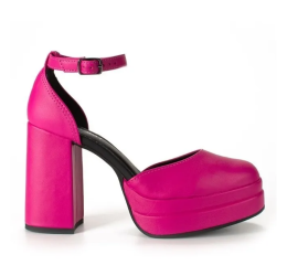 SAPATO DE SALTO BLOCO ROSA - DAKOTA