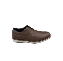SAPATO MASCULINO EM COURO KINGSTON TABACO 6158-675L - FERRACINI 