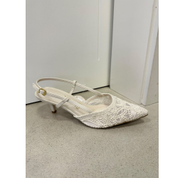 SCARPIN FEM. BORDADO NOIVAS BRANCO OFF 1122.1099 - VIZZANO