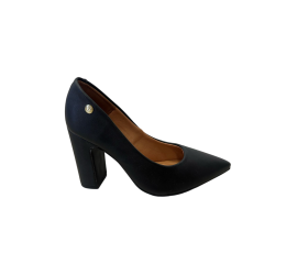 SCARPIN FEM. SALTO BLOCO ALTO PRETO 1285.400 - VIZZANO