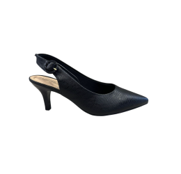 SCARPIN FEMININO SLINGBACK PRETO 7408.102 - MODARE ULTRACONFORTO 