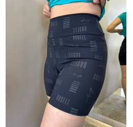 SHORT FITNESS FEMININO HYPER ESTAMPADO PRETO 6856 - DU SELL 