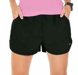 SHORT FITNESS FEMININO TACTEL PRETO - ZEE RUCCI