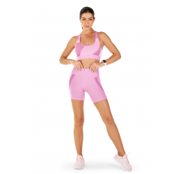 SHORT FITNESS ROSA MESCLA SEM COSTURA - ZEE RUCCI