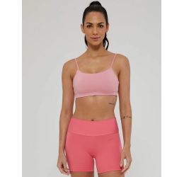 SHORT HYPER LISO ROSA CAMÉLIA - ALTO GIRO